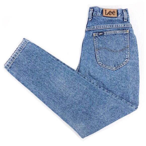 90s Lee stone washed denim jeans 1990s vintage - Picture 3 of 4